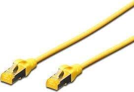 DIGITUS , DK-1644-005 , PATCH CABLE CAT6 0,5 METRE- SARI - 1