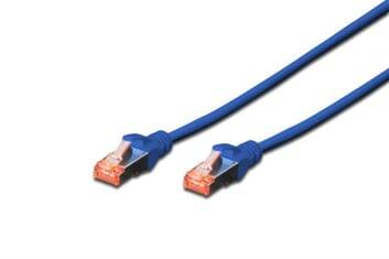 DIGITUS, DK-1644-020/B , PATCH CABLE CAT6 2 METRE-MAVİ - 1