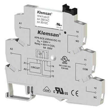 KLEMSAN , 270814 , KPR-SCE-24VDC-1C SLIM ROLE , Kutu Adedi: 10 - 1