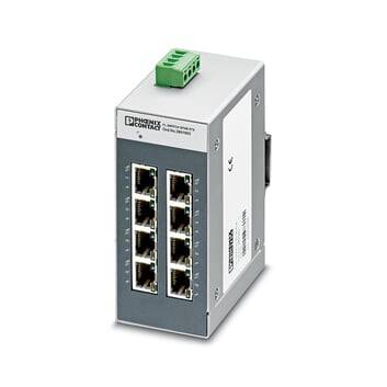 Phoenix Contact FLSWITCHSFNB8TX 8 Port Endüstriyel Ethernet Switch - 1