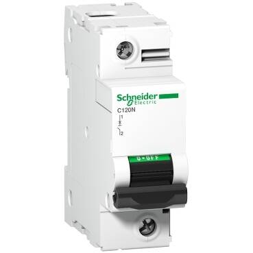 SCHNEIDER , A9N18358 , Acti9 C120N 1P 100A, 10kA 415V C eğrisi Minyatür D - 1