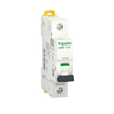 Schneider Electric A9F74103 -IC60N - Minyatür Devre Kesici - 1P - 3A - C Eğrisi - 1