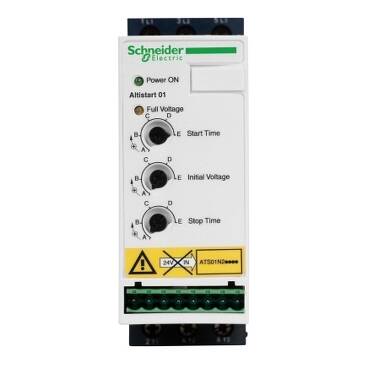 Schneider Electric ATS01N206QN, ATS01 - 6 A - 380..415V - 1,5..3 KW , Soft Starter- Yumuşak yolverici - 1