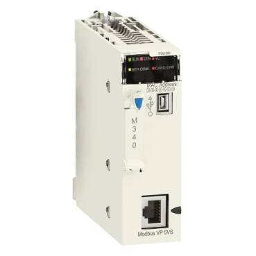 Schneider Electric , BMXP341000 , İşlemci Modülü M340 - Maks 512 Dijital + 128 Analo - 1