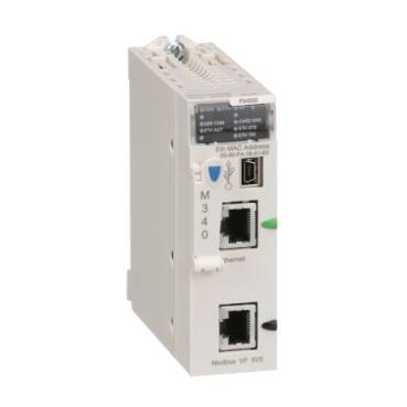 Schneider Electric , BMXP342020 , İşlemci Modülü M340 - Maks 1024 Dijital + 256 Anal - 1