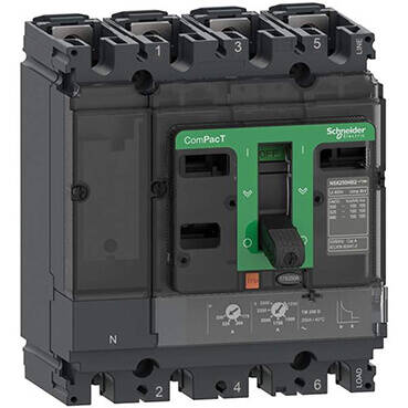 Schneider Electric, C25F3TM200 , ComPacT Şalter NSX250F 36kA AC 3P3D 200A TMD - 1