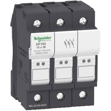 Schneider Electric , DF103 , TeSyS sigorta bağlantı kesici 3P 32A - sigorta boyutu 10 x 38 mm - 1