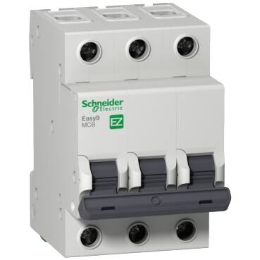 Schneider Electric , EZ9F43325 ,Easy9 MCB 3P 25A C 3000A 400V Otomatik Sigorta - 1