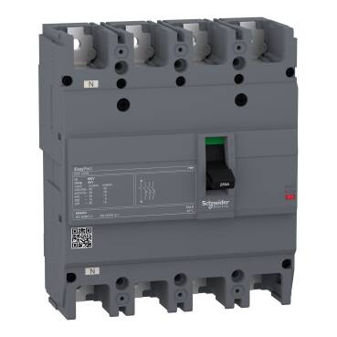 Schneider Electric EZC250H4125 EZC Devre Kesici 4P 36kA 220/240V 125A MCCB - 1