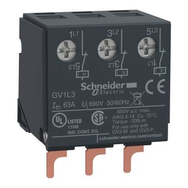 Schneider Electric , GV1L3 , TeSys GV2 Akım Sınırlayıcı Modül - 1