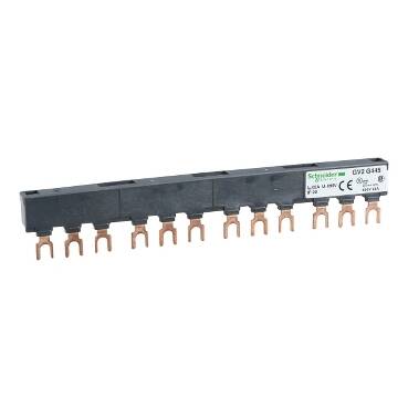 Schneider Electric , GV2G445 , TeSys GV2 Linergy FT Busbar 63A 45mm 4tap - 1