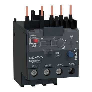 Schneider Electric , LR2K0305 , TeSys K Termik Röle 0.54-0.8A Class 10A - 1