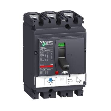 Schneider Electric ,LV430631- C16F3TM125 , ComPacT Şalter NSX160F 36kA AC 3P3D 125A TMD - 1