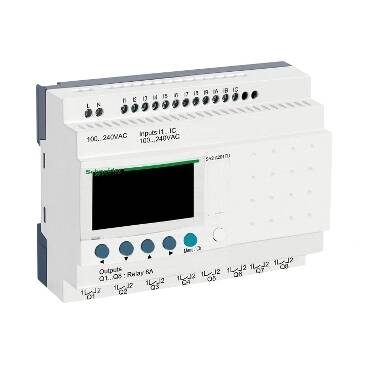 Schneider Electric SR2A201FU Akıllı röle Zelio Logic - 20 G Ç - 100..240 V AC - saat yok - ekran - 1