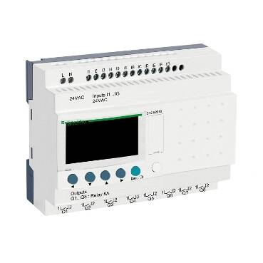 Schneider Electric SR2B201B Kompakt Akıllı Röle Zelio Logic - 20 G Ç - 24 V Ac - 1