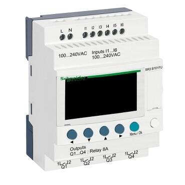 Schneider Electric SR3B101FU Modüler Akıllı Röle Zelio Logic - 10 G Ç - 100..24 - 1