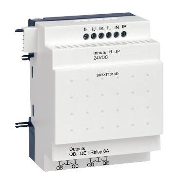 Schneider Electric SR3XT101BD Dijital G/Ç Uzatma Modülü - 10 G Ç - 24 V Dc - Zel - 1