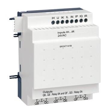 Schneider Electric SR3XT141B Zelio Akıllı Röle XT 14 I-O 24 VAC - 1