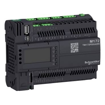 Schneider Electric , TM172PDG42RI , Controller, Modicon M171/M172/M173, performance, display, 42 IO, Ethernet, isolated - 1