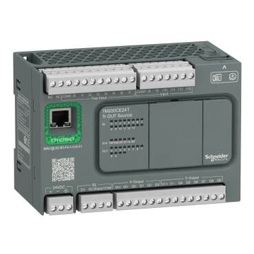 Schneider Electric , TM200CE24T , Contr. M200 24I/O,DC24, 14 DC IN - 1