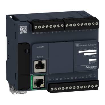 Schneider Electric , TM221CE24T , Kontrolör M221 24 GÇ transistör PNP Ethernet - 1