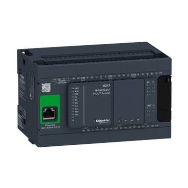 Schneider Electric , TM241CE24T -M241 Kontrolör 24 Gç Transistör Pnp Ethernet - 1