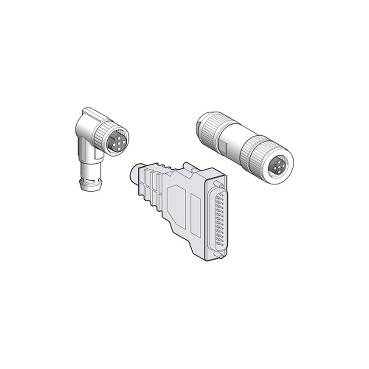 Schneider Electric VW3L5K000 Lexium ILA, ILE, ILS connector kit Ethernet IP - 2 male connectors M12 4 pin + cap M12 - 1