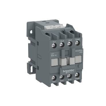 SCHNEIDER , LC1E0601B7 , Easypact Tvs Contactor 3P(3 No) - Ac-3 - <Lt/>= 44 - 1